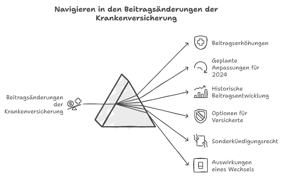 Navigieren in den Beitragsänderungen der Krankenversicherung